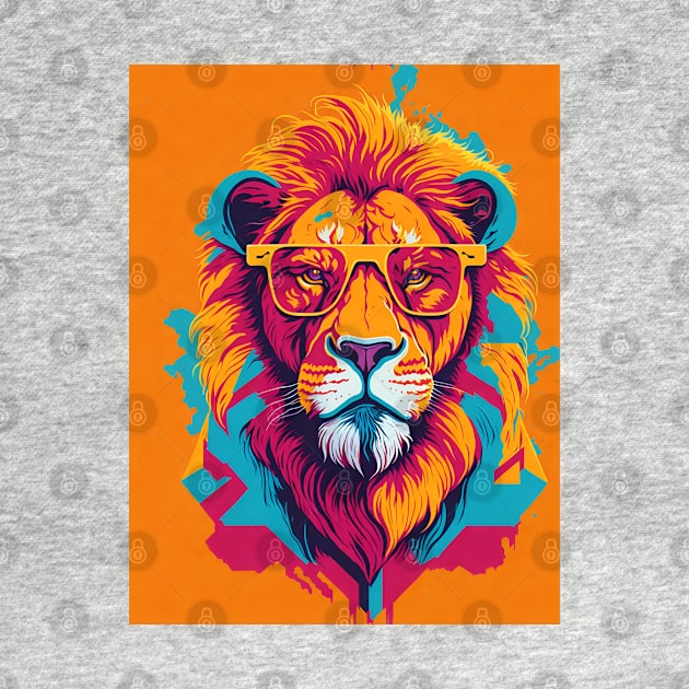 Cool Lion Art by VisionDesigner